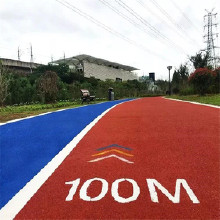 厚冠透氣型塑膠跑道發(fā)貨快 河北下花園學校塑膠跑道 學校操場塑膠跑道